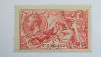 Lot 777 - GB GV 1918 5s. rose-red Wilkinson
