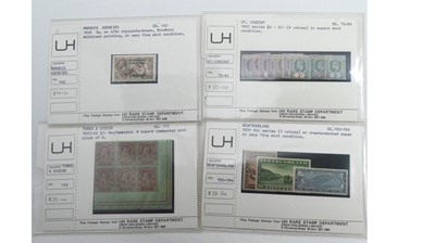 Lot 783 - Commonwealth stamps in URCH Holdings cards.