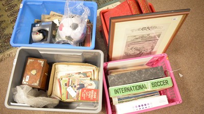 Lot 399 - A collection of later football magazines, collectibles and other ephemera.