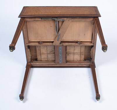 Lot 1168 - Attributed to Mayhew and Ince: a rare George III maple Harlequin Pembroke table.