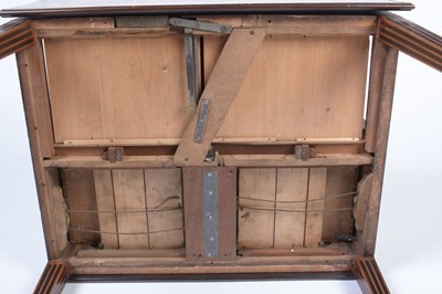 Lot 1168 - Attributed to Mayhew and Ince: a rare George III maple Harlequin Pembroke table.