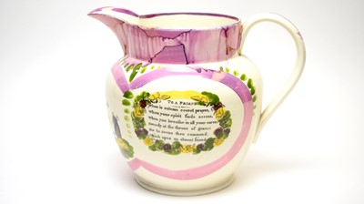 Lot 914 - Sunderland Masonic jug