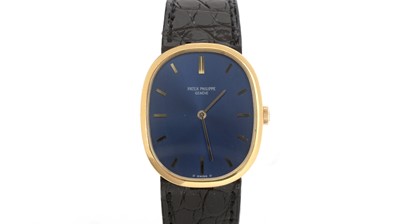 Lot 442 - Patek Philippe, Geneve, Ellipse: an 18ct yellow gold cased wristwatch