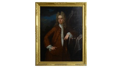 Lot 1054 - Manner of Sir Godfrey Kneller - Portrait of Andrew Branfill | oil