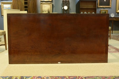 Lot 1112 - Manner of Mayhew & Ince: a George III mahogany and feather banded serving table.
