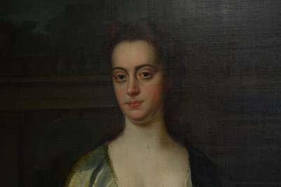 Lot 1056 - Attributed to Sir Godfrey Kneller - Portraits of Champion Branfill and Mary Branfill | oil