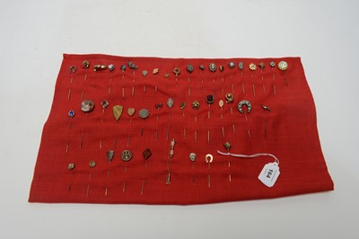 Lot 164 - A collection of 19th Century and later tie pins