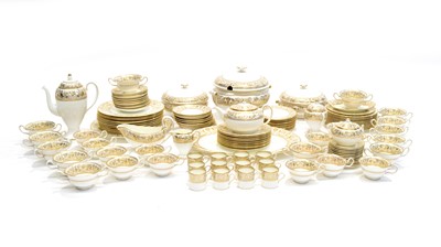 Lot 911 - Wedgwood Gold Florentine Coffee, Tea and Dinner service