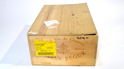 Lot 764 - Grand Vin du Chateau Phelan Segur, 2005, 12 bottles