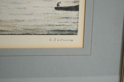 Lot 200 - After L. S. Lowry RBA RA - The Harbour | signed limited edition