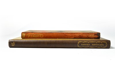 Lot 717 - Poems by Sappho.
