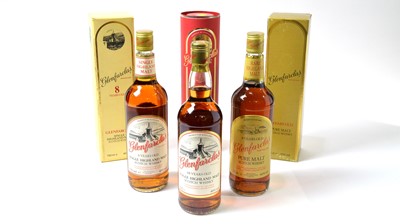 Lot 789 - Glenfarclas 10 years old, Glenfarclas single highland malt 8 year Glenfarclas pure malt scotch whisky 8 years old