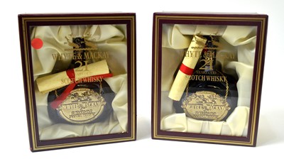 Lot 808 - White & Mackay 21 years old scotch whisky, two bottles