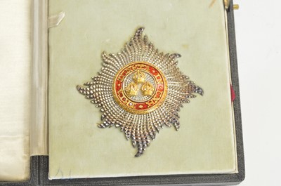 Lot 1044 - Sir William Strang, Order of the Bath collar and star, with Winston Churchill letter.