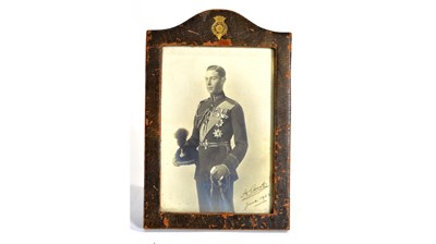 Lot 1048 - A signed photograph of Prince Albert, Later King George VI