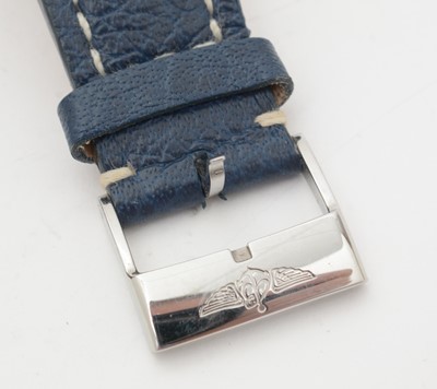 Lot 445 - Breitling Navitimer: a steel-cased manual wind chronograph wristwatch
