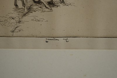 Lot 586 - Ernest Stephen Lumsden - A Toledo Inn | etching