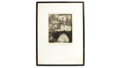 Lot 588 - Sir Frank William Brangwyn - Sisteron | etching