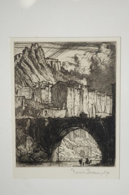 Lot 588 - Sir Frank William Brangwyn - Sisteron | etching