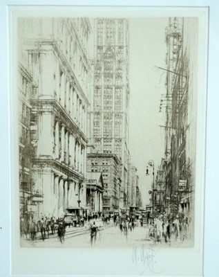 Lot 590 - William Walcot RE - Lower Broadway | etching
