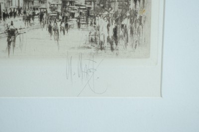 Lot 590 - William Walcot RE - Lower Broadway | etching
