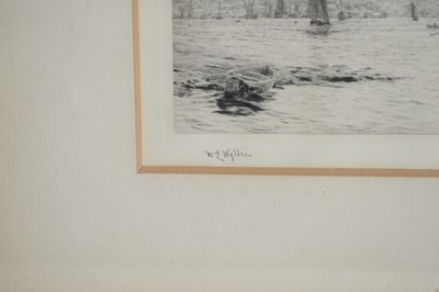 Lot 592 - William Lionel Wyllie - H.M.S. Britannia Anchored off Dartmouth | etching