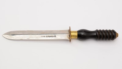 Lot 217 - Siebe Gorman & Co diving knife