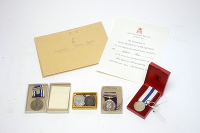 Lot 174 - Constabulary and military medals awarded to 2975 P.S. Albert Fox