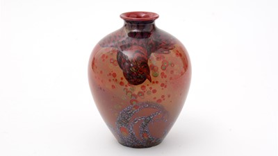Lot 848 - Charles Noke Sung Flambe Doulton Vase