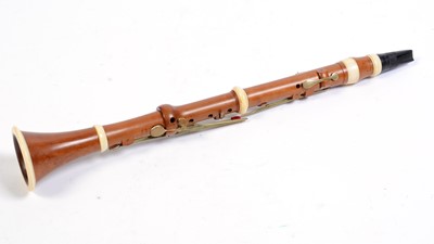Lot 25 - A Bilton London Pearwood and Ivory Clarinet