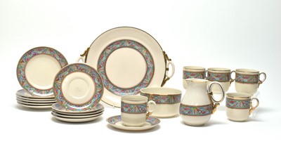 Lot 847 - Belleek tea set