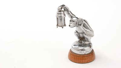 Lot 233 - Max Le Verrier chrome Boubou car mascot