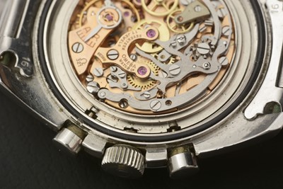 Lot 586 - Post-Moon Omega Speedmaster: a manual wind chronograph wristwatch