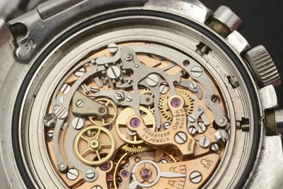 Lot 586 - Post-Moon Omega Speedmaster: a manual wind chronograph wristwatch