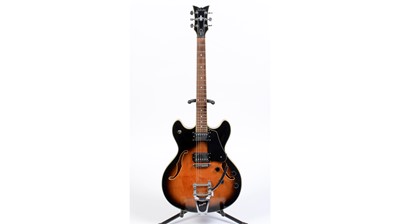 Lot 130 - Schecter Diamond Series Corsair semi-acoustic Guitar
