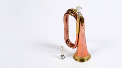 Lot 9 - Copper and brass bugle