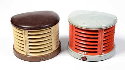 Lot 108 - A retro vintage mid 20th Century circa 1950's HMV Cavendish heater lamp; and another.