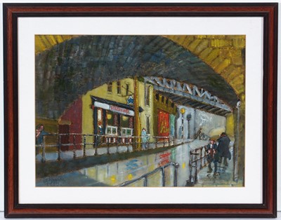 Lot 77 - Charlie Rogers - Station Hotel, Gateshead | oil
