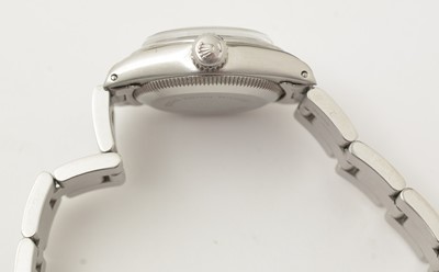 Lot 579 - Rolex Oyster Perpetual: a steel-cased ladies automatic wristwatch
