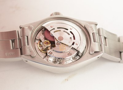 Lot 579 - Rolex Oyster Perpetual: a steel-cased ladies automatic wristwatch