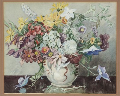 Lot 66 - Ernest Winter - Two floral still-life studies | watercolour