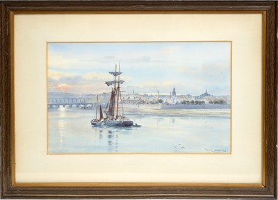 Lot 739 - Frank Watson Wood - Berwick-upon-Tweed | watercolour