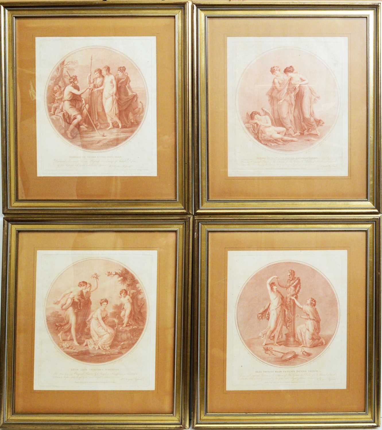 Lot 708 - After Angelica Kauffman - Four scenes from Classical Mythology | stipple engravings