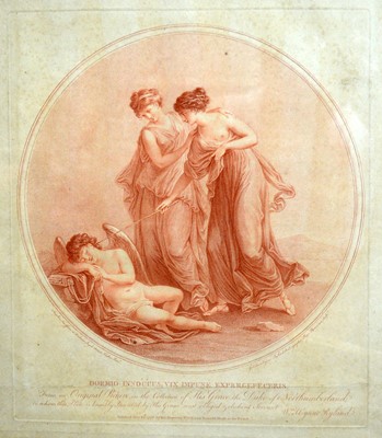 Lot 708 - After Angelica Kauffman - Four scenes from Classical Mythology | stipple engravings