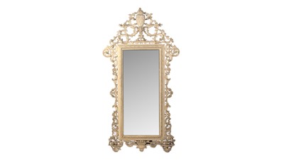 Lot 1294 - A large decorative wall mirror in the Baroque taste