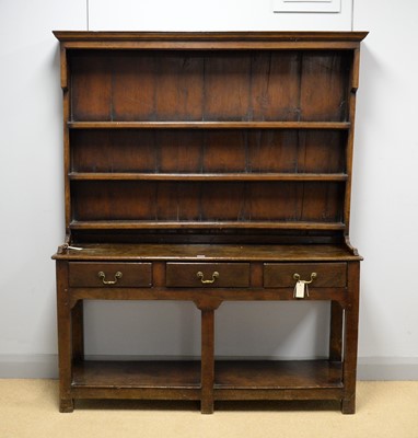 Lot 53 - An 18th Century oak dresser