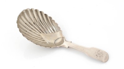 Lot 203 - A George III Scottish provincial silver caddy spoon