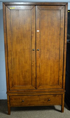 Lot 71 - Feather & Black: a 'Mala' two door wardrobe