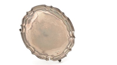 Lot 18 - An Elizabeth II silver salver