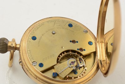 Lot 575 - Reid & Sons, Newcastle upon Tyne: an 18ct yellow gold-cased open faced pocket watch